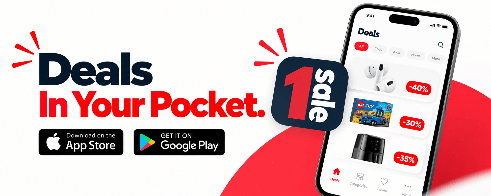 1sale app banner