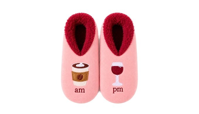 Slipper Socks for Women, Fuzzy Sock Slippers with Non-Skid Grips