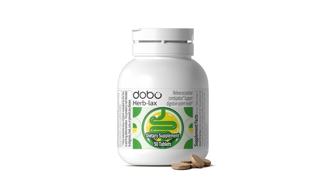 DOBO Senna Laxative Tablets for Constipation Relief,Gentle Herbal Lax,50ct