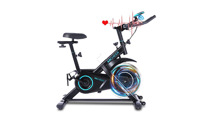 Exercise Bike Stationary 330 Lbs Weight Capacity- Indoor Cycling Bike