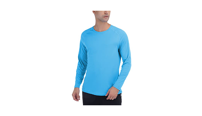 Men S Upf 50 Sun Protection Shirt Long Sleeve Spf Fishing Hiking Shirt For Men Lightweight Uv Protection Clothing Coupon Codes Promo Codes Daily Deals Save Money Today 1sale