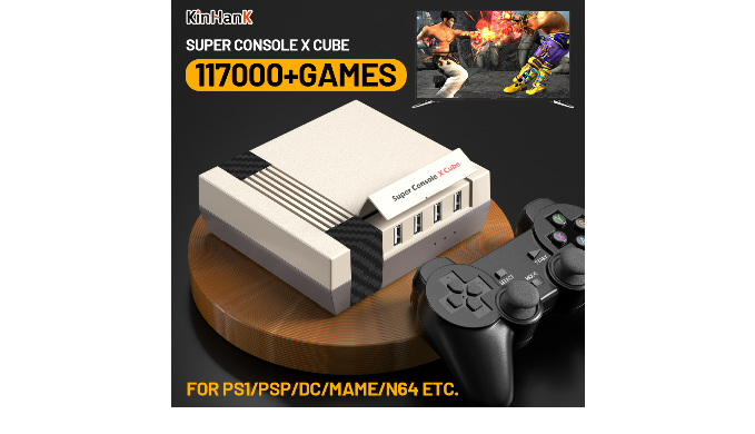  Retro Game Console with 117,000+ Classic Games,Super