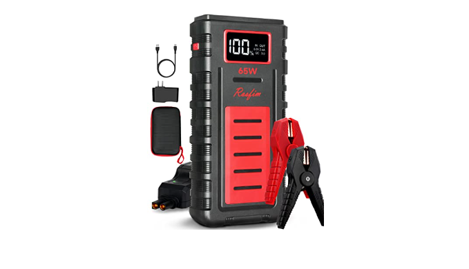 yaber jump starter, portable battery booster