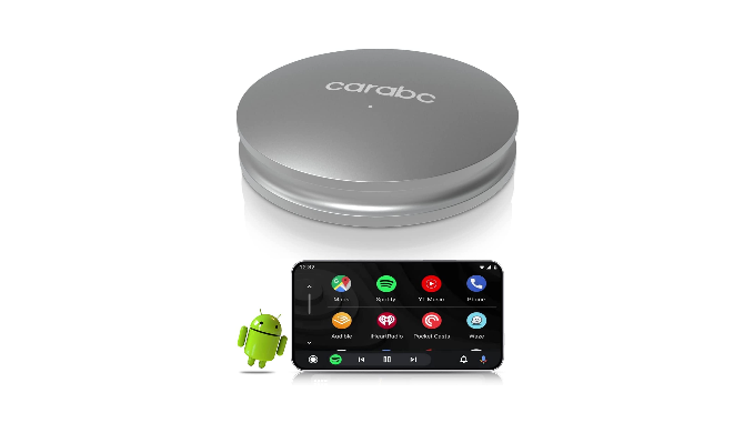 CARABC Wireless Android Auto Adapter, 2023 AA Wireless Android