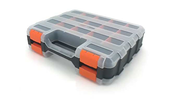 Hn with Yn Double-sided tool storage box, screw organizers and