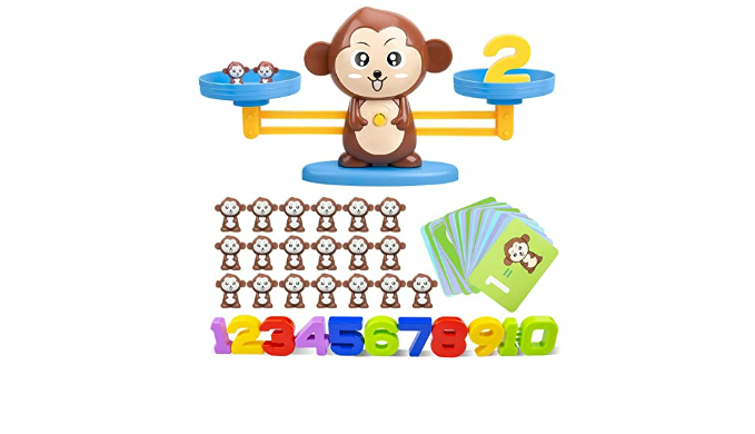 INPHER Monkey Balance Math Game, Preschool Learning Activities ...