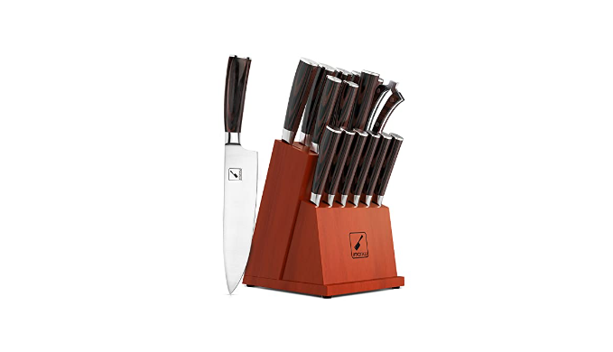 Knife Set, imarku 16-Piece Premium Kitchen Knife Set, Ultra Sharp