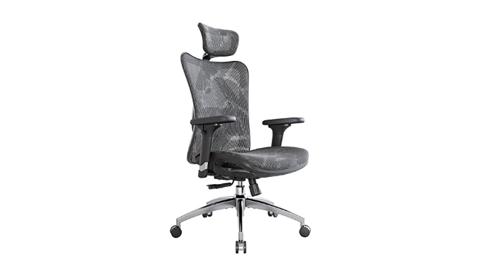 SIHOO M57 Ergonomic Office Chair with 3 Way Armrests Lumbar Support and  Adjustable Headrest High Back Tilt Function Grey - Coupon Codes, Promo  Codes, Daily Deals, Save Money Today