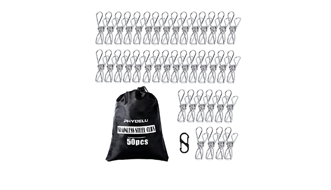 50PCS Clothes Pins Heavy Duty Outdoor, clothespins for Hanging Clothes,  Laundry Cloths pin Clips Clothes pin Clothespin Close Clothing pins Snack  for Food Bag (Small Size Clothespin) - Coupon Codes, Promo Codes
