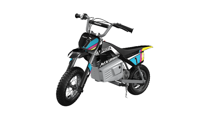 Razor Dirt Rocket MX350 - Black with Decals Included, 24V Electric