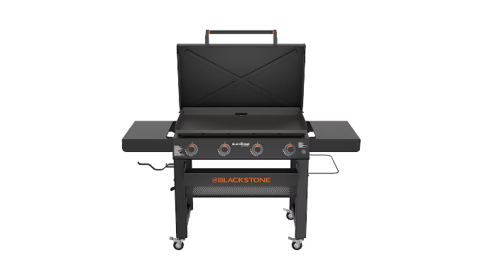 Blackstone 36-in Culinary Omnivore Griddle with Hood 4-Burner Liquid Propane Flat Top Grill | 2162