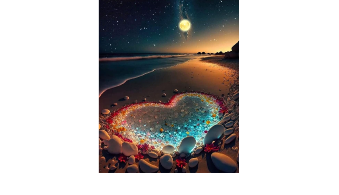 Beach Diamond Painting Kits for Adults - 5D Moon Beach Diamond Art Kits for  Adults Beginner, DIY Diamond Dots Painting DIY Full Drill Round Crafts, Gem  Arts Kit, for Home Wall Decor