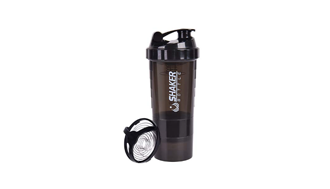 Greneric Protein Shaker Bottle - Sports Water Bottle - Non Slip 3