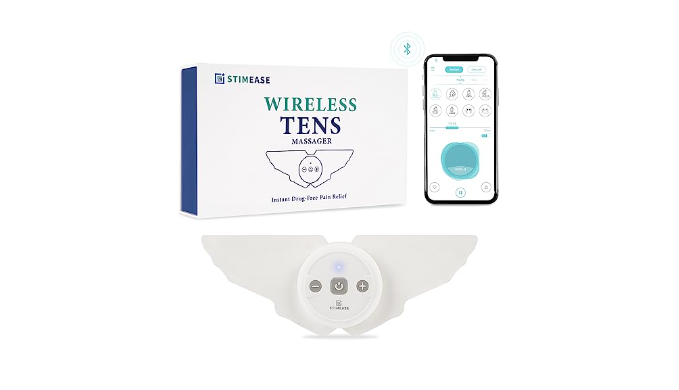 Stimease TENS Unit, Wireless TENS & EMS Unit Back Pain Relief