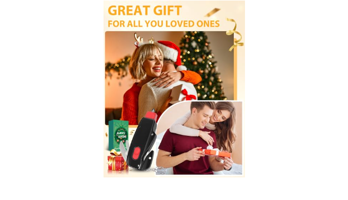 Stocking Stuffers Gifts for Men Women Window Breaker - Mens Gifts for  Christmas UPGRADE 4 IN 1 Car Safety Tools Kit Glass Breaker with Seatbelt  Cutter Cool Birthday Gifts for Dad Mom