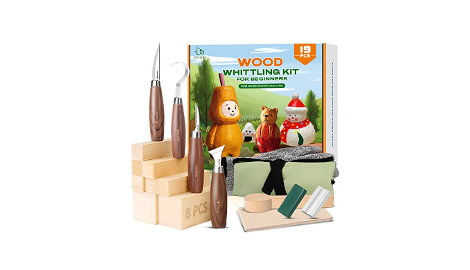 IMYMEE Wood Whittling Kit for Beginners-Complete Whittling Set with 4pcs  Wood Carving Knives & 8pcs Basswood Wood Blocks-Perfect Wood Carving Kit  Set-Includes Wood Carving Tools for Adults and Kids - Coupon Codes