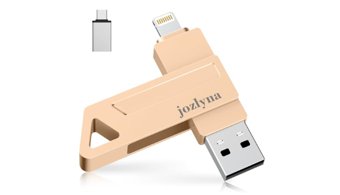 Apple MFi Certified Flash Drive for iPhone - 3 in 1 High Speed