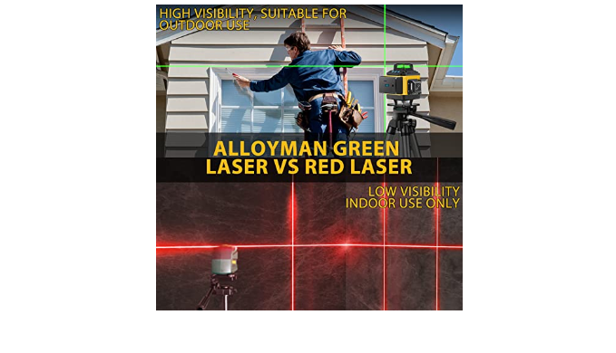 Alloyman 16 Line Laser Level, Self Leveling 4×360° Green Laser Level with  2Pcs Rechargeable Lithium Batteries/Wall Mount/Remote Control for Indoor  and Outdoor Building Renovation Work - Coupon Codes, Promo Codes, Daily  Deals