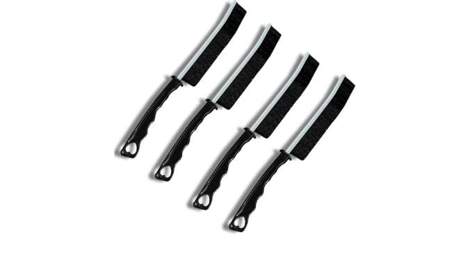 Betanull 4Pcs Crevice Cleaning Brush, Hard Bristle Crevice