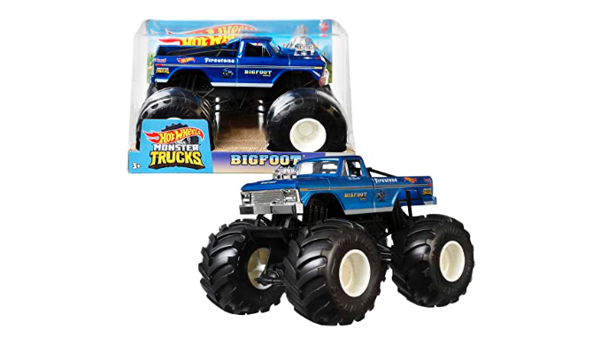 Hot Wheels Monster Trucks, Oversized Monster Truck in 1:24 Scale