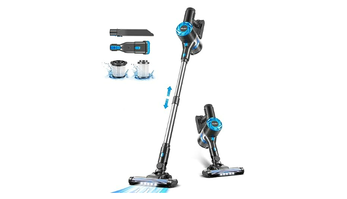 Cordless Vacuum Cleaner, Cordless Vacuum With 20Kpa Super Suction