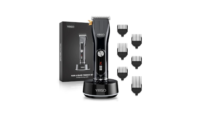 YIRISO Beard Trimmer & Hair Clipper for Men Professional with ...