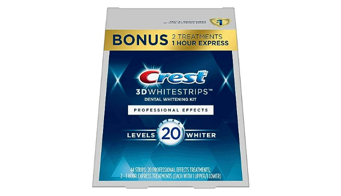 Crest 3D Whitestrips Professional Effects, Whitestrip 3D White, Teeth
