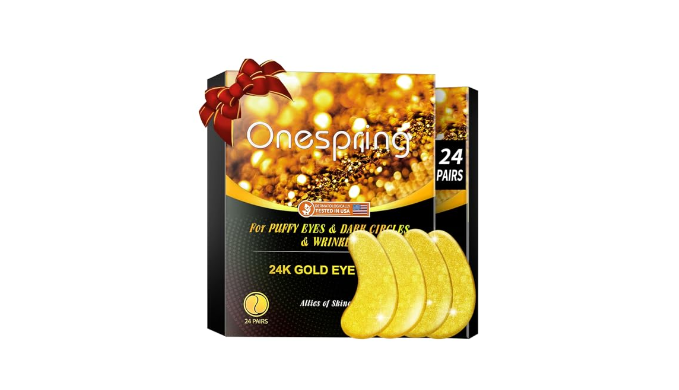 Onespring Under Eye Patches (24 Pairs) - Gifts for Women - Golden Under ...