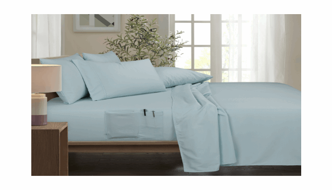 Bamboo King, Queen, Twin Sheet Set 1800 Thread Count - Smart Pocket, 4 ...