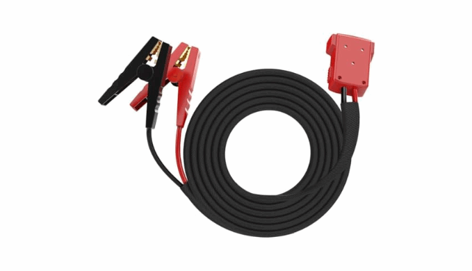 Jumper Cables Works with Milwaukee 18v Batteries, 8 Gauge 6.5 Ft Car ...